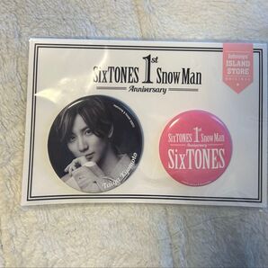 SixTONES 1st Anniversary ピンバッジ