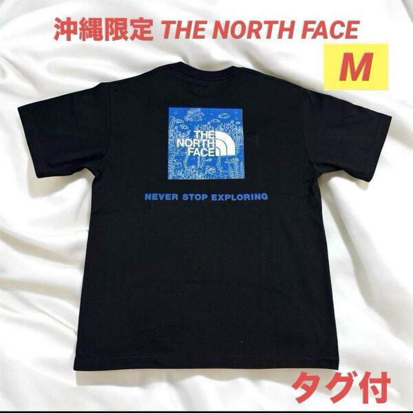 【タグ付】沖縄限定 THE NORTH FACEノースフェイス Tシャツ M 黒