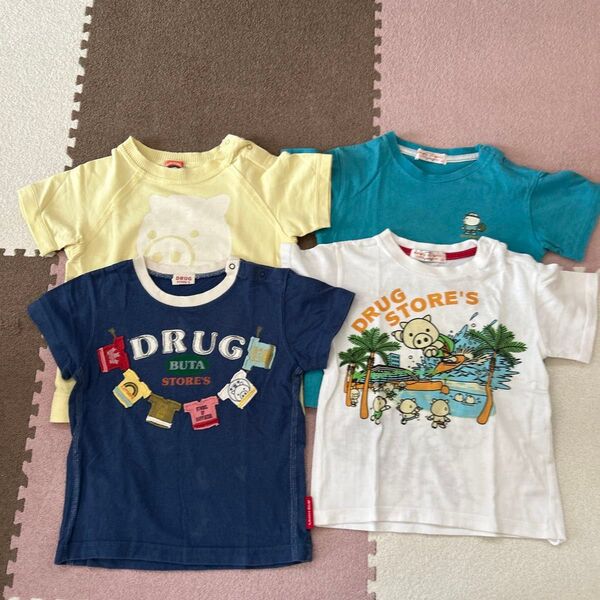 DRUG STORE'S Tシャツ 4枚セット まとめ売り 90サイズ