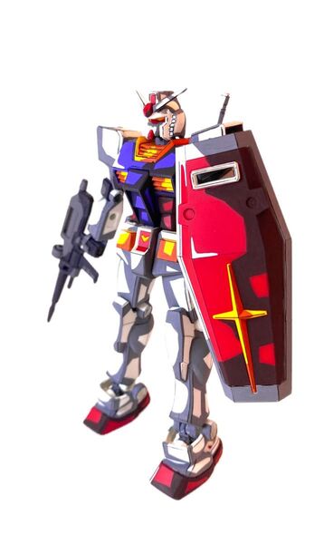 アニメ塗り イラスト風塗装 ENTRYGRADE 1/144 RX-78-2 ガンダム ガンプラ 完成品