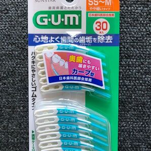GUM ソフトピック カーブ型 SS~M 30本入り