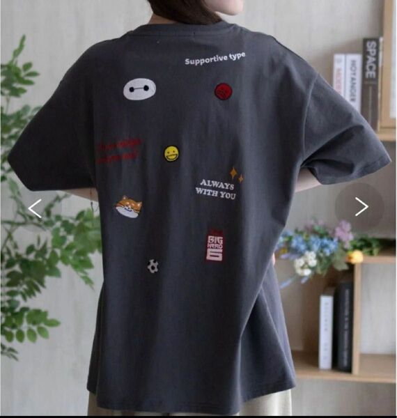 ベイマックス 刺繍 tシャツ ディズニー