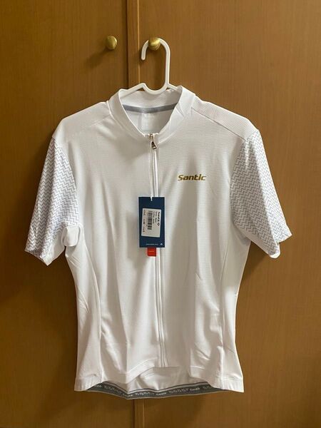 Santic サンテック サイクルジャージ L ホワイト 新品 未使用