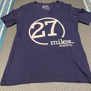27 miles malibu ネイビー Tシャツ M Tシャツ 半袖Tシャツ