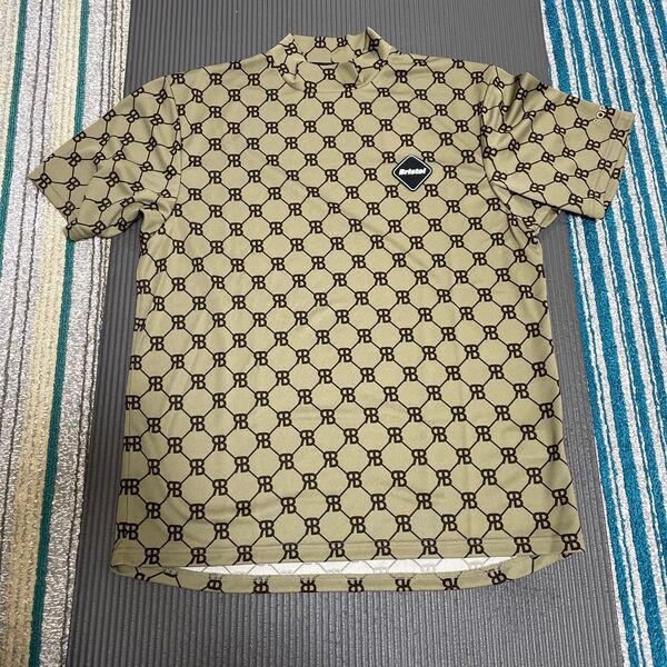 新品 F.C.Real Bristol エフシーレアルブリストル Tシャツ サイズ:M 23AW モノグラム モックネック