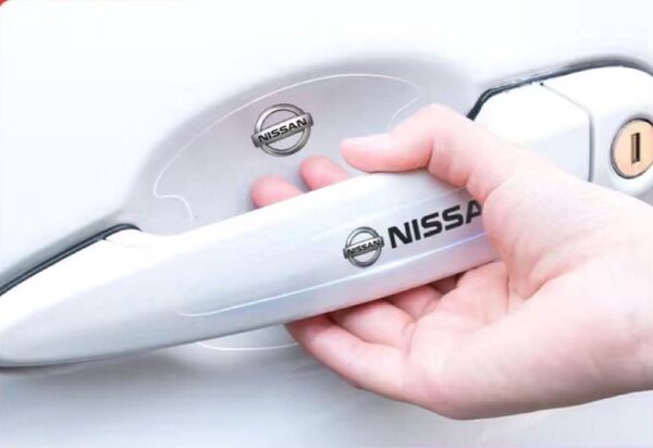 日産 NISSAN ドアハンドルプロテクター ドアノブ傷防止 8枚セット