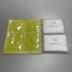 ONE BY KOS クリアピール セラム プレミアムコットンセット