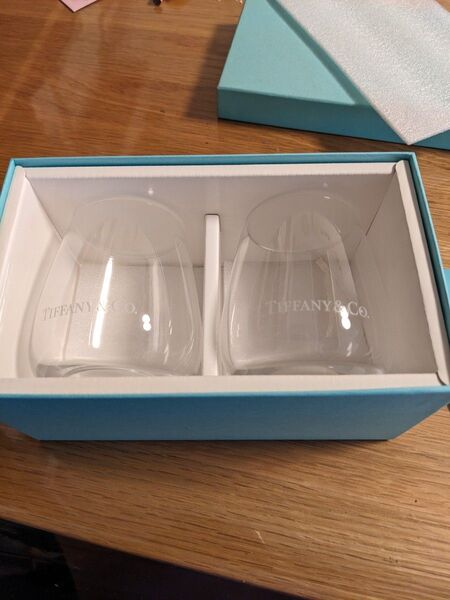 ティファニー ペアグラス ペア TIFFANY Co 完全未使用品 タンブラー