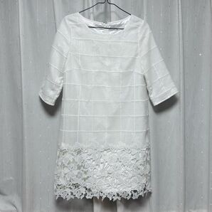 【美品】 MERCURYDUO ワンピース レース フリーサイズ 白
