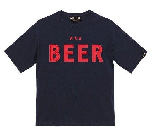 送料込★稀少早い者勝ち★オリオンビール公式通販限定★新品★完売 BEERロゴTシャツ ネイビー