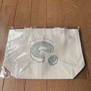 バウムクーヘン柄 トートバッグ ベージュ 未開封品