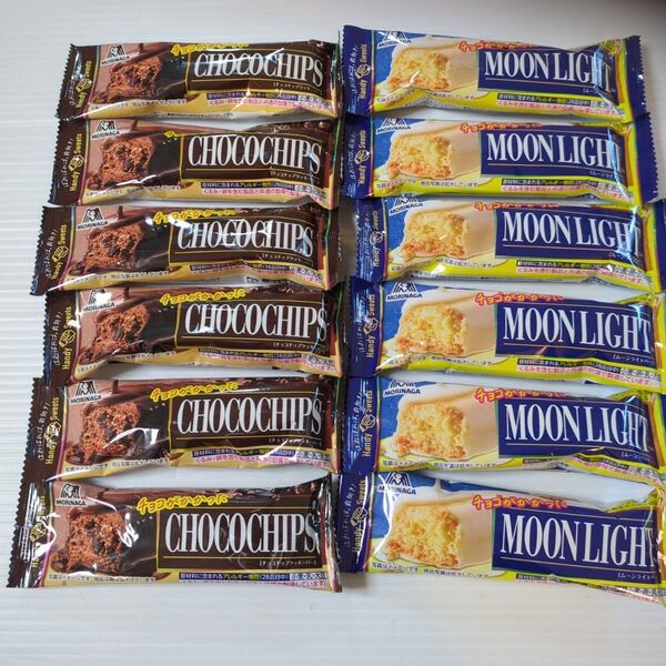 森永製菓 ムーンライトバー 6本 チョコチップクッキーバー 6本