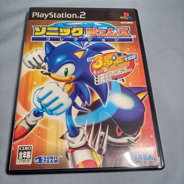 【PS2】 ソニック ジェムズ コレクション 説明書欠品