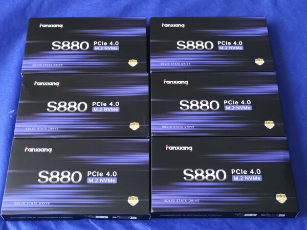 値上げ検討 新品未開封 Fanxiang S880 2TB M.2 SSD TLC 7300Mbps 1400TBW PS5 1個
