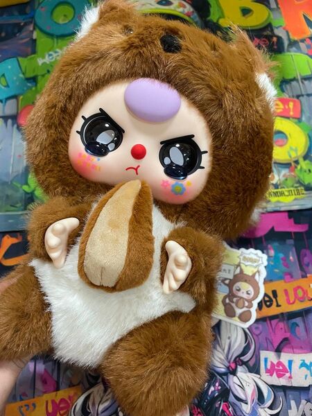 Baby three ベイビースリー 400% リス ぬいぐるみ