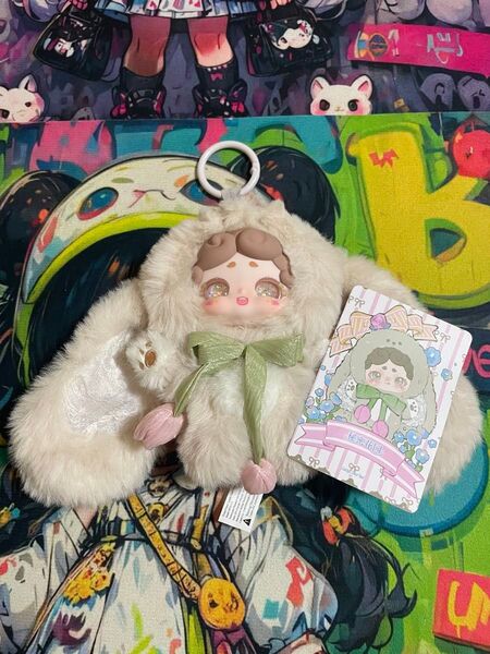 luckydeernai おやすみうさぎシリーズ ぬいぐるみ 特別目