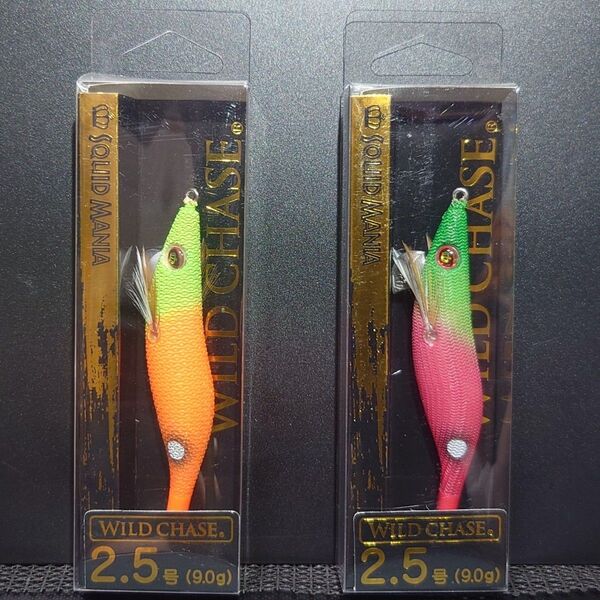 ③-7 スクイッドマニア ワイルドチェイス2.5号(ミニキャロット・RG強スイカ) 2個セット