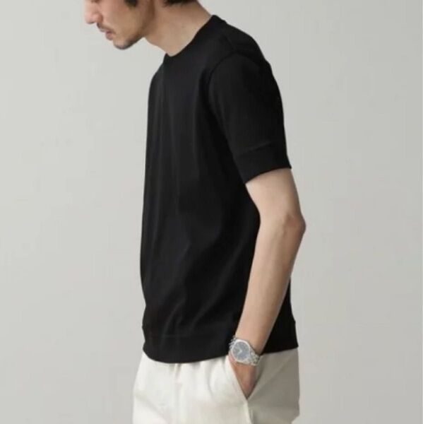ナノユニバース FORMAL JERSEY クルーネックカットソー Mサイズ