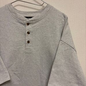 フリークスストア ヘビーウェイト ヘンリーネック Tシャツ ビックシルエット L