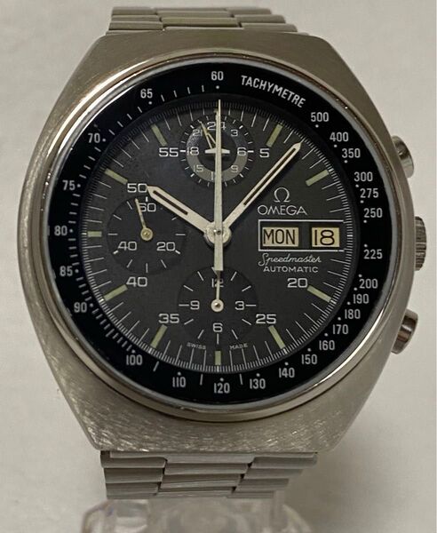 美品 オメガ OMEGA SPEEDMASTER MARK 4.5 スピードマスター マーク4.5 クロノグラフ 携帯ケース付き