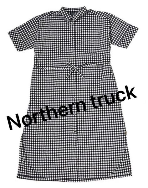 Northern truck ギンガムチェック柄 シャツワンピース 半袖