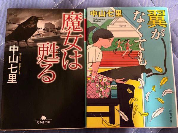 中山七里 著 「魔女は甦る」 「翼がなくても」 2冊セット