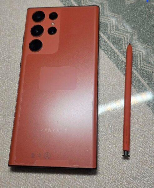 Galaxy S22 ultra red 512gb snapdragon gen1 海外版 SIMフリー