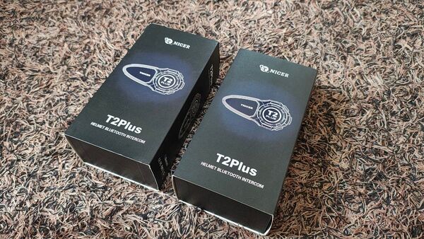【2個セット】NICER T2Plus ヘルメットBluetoothインターコム インカム バイク