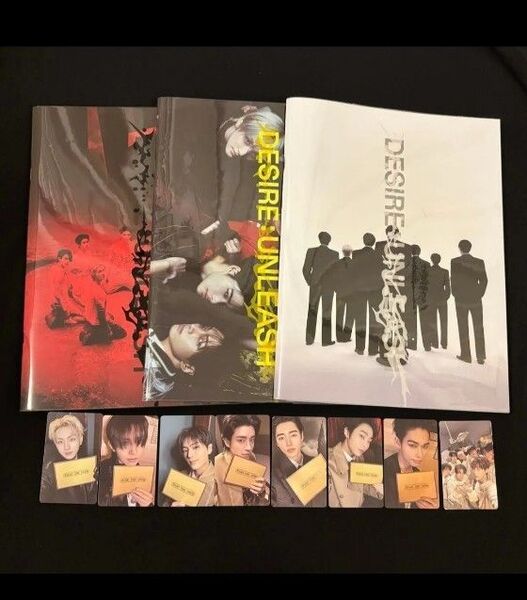 ENHYPEN DESIRE UNLEASH 3形態 Weverse トレカセット