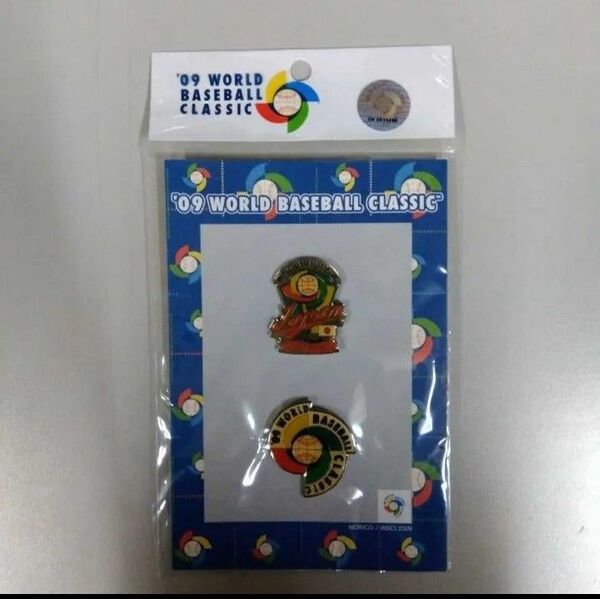 侍ジャパンWBCワールドベースボールクラシック優勝記念チャンピオン2009ピンバッジ★特別限定品未使用、未開封