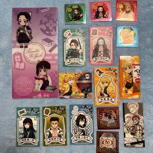 16点セット 鬼滅の刃 クリアファイル シール ステッカー まとめ売り