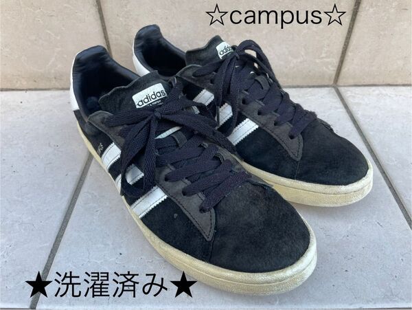 古着★アメカジ★アディダスキャンパスadidas★campus★メンズスニーカー 26.5㎝