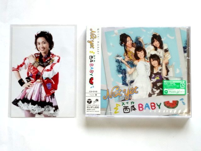 [不作为产品销售, 附带原始照片E]尚未/西瓜BABY Type B初回CD+DVD/大岛优子, 指原梨乃, 北原理惠, 横山由依 / 运费：310日元~, 一条线, 图片, AKB48