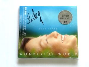 A【直筆 サイン CD】綾戸智恵 / Wonderful World / 送料310円～