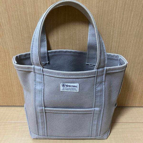 ORCIVAL オーシバル トートバッグ グレー キャンバス S
