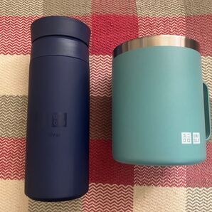 ユニクロ 記念品 マグカップとステンレスボトル