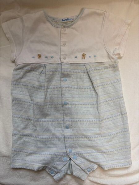 ファミリア familiar ロンパースファミちゃん くま familiar ベビー服 カバーオール 子供服 ロンパース 男の子