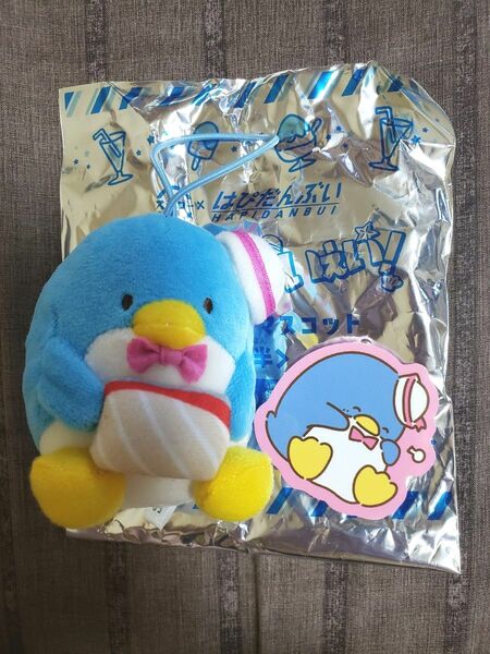 ~時限タイムセール~【新品未使用】スシロー×はぴだんぶい タキシードサム マスコット ピック ぬいぐるみ サンリオ
