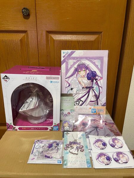 一番くじ ホロライブ 常闇トアフィギュア ちょこのっこ ビジュアルボード アクリルスタンド 缶バッチ他 常闇トア9点セット
