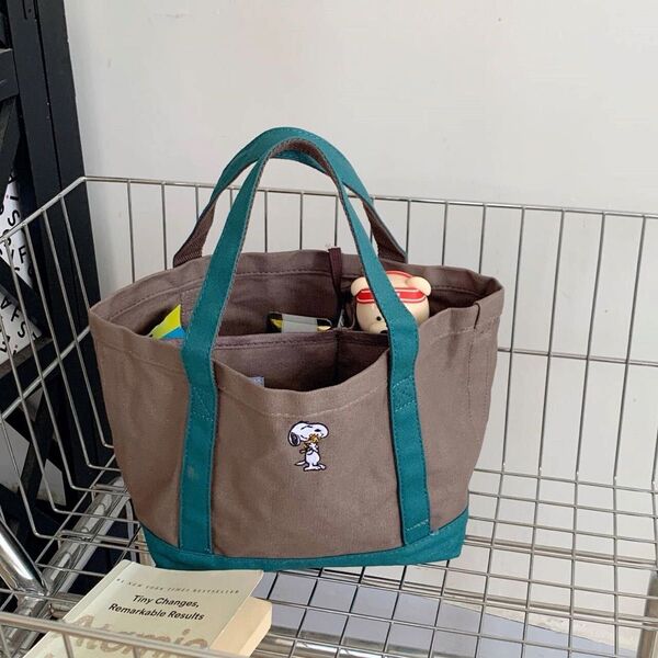 SNOOPY トートバッグ ランチバッグ 手提げバッグ
