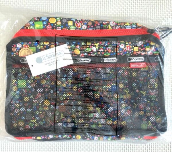 新品 レスポートサック 任天堂 マリオ コラボ ケース 手持ち レア M
