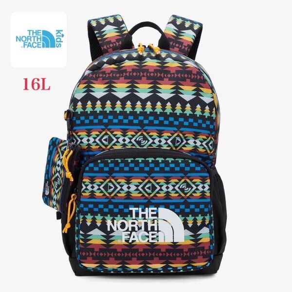 THE NORTH FACE ノースフェイス キッズ ルーキースクールパック リュック 16L ジェットブラック色 海外限定