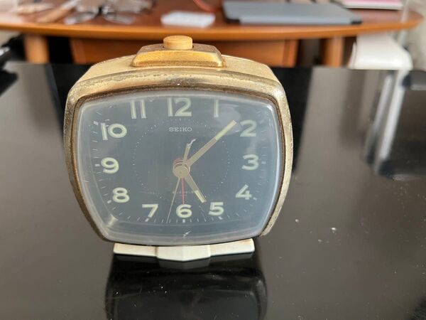 SEIKO ゼンマイ式 目覚まし時計 レトロ
