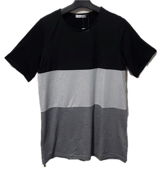 le lis ブラック グレー 半袖Tシャツ M-Lサイズフリー ユニセックス