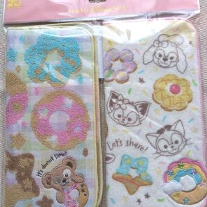 ☆ダッフィー&フレンズ☆ ダッフィーのフィルド・ウィズ・ジョイ! ミニタオル2枚 【新品・未使用品】TDS入園者限定