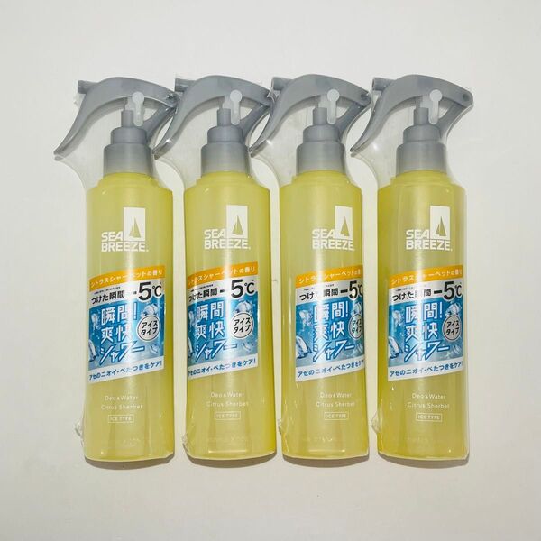 ファイントゥデイ シーブリーズ デオ&ウォーター スプレー アイスタイプ シトラスシャーベット 145ml × 4個 数量限定品