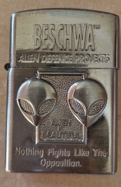 BESCHWA ZIPPOタイプ ライター Alien Defense Projects