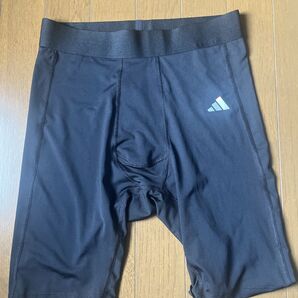 adidas アディダス アンダーパンツ L 黒 ブラック
