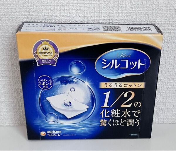 コットン ユニ・チャーム シルコット 40枚入 うるうるコットン ユニチャーム
