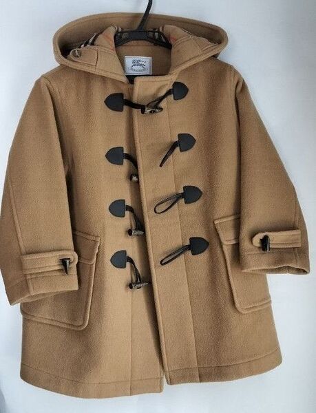 子供服 BURBERRY バーバリー ダッフルコート ベージュ系 サイズ120A